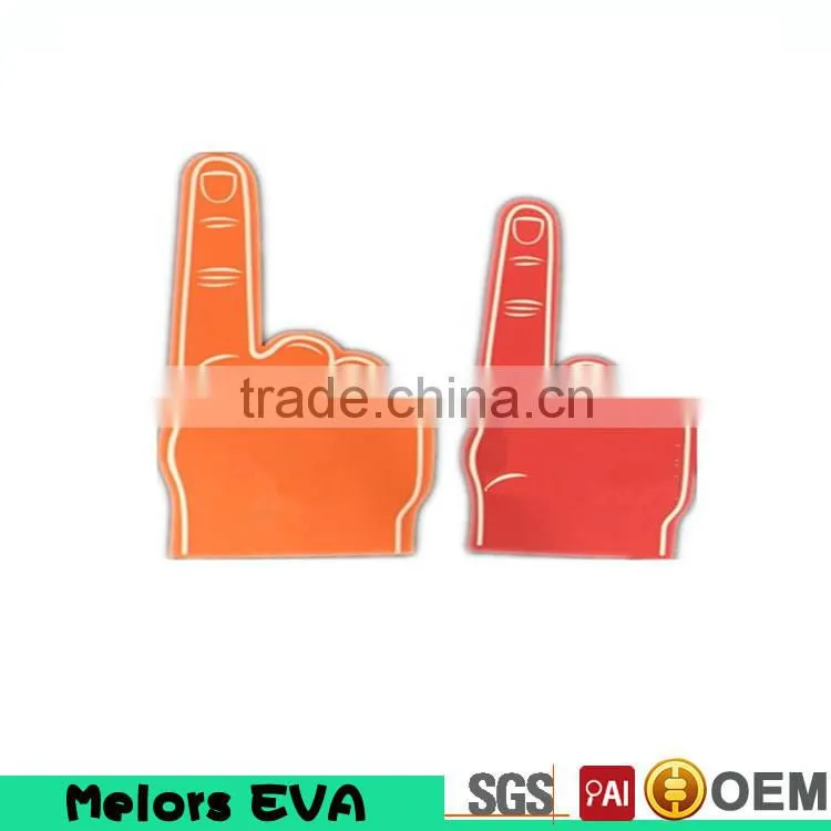Melors cheering eva foam sponge hand,foam hand sponge hand foam finger