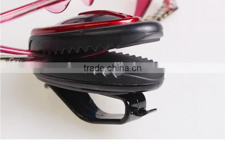 niversal plastic car visor glasses clip / car glasses holder / Car Visor Glasses Sunglasses Ticket Clip