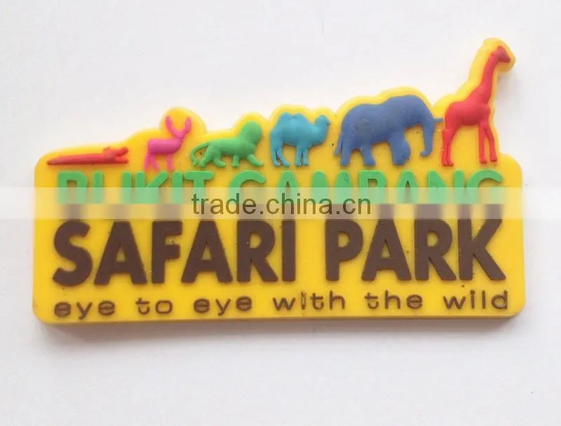 Customized Animal Letter Shaped Rubber Promotion Gifts PVC Fridge Magnet