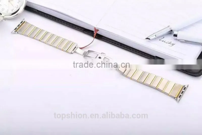 New for Apple Watch Band Stainless Steel, Luxury Metal Strap For Apple iWatch