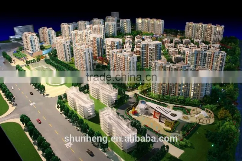 architectural scale model making service/SH building scale model making