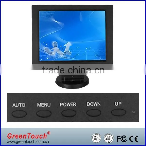 High quality industrial 17inch desktop touch screen monitor