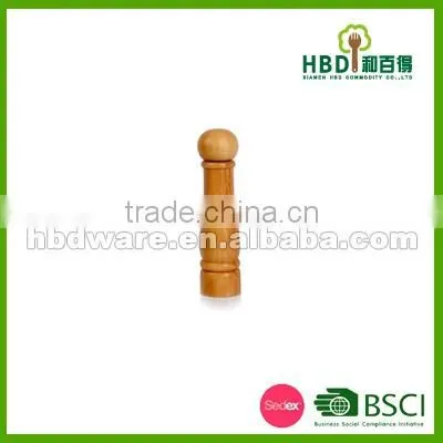 Wooden pepper mill and shaker set