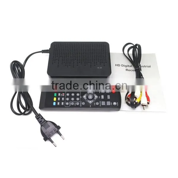 cheapest factory mini dvb t2 FTA set top box digital terrestrial receiver hot sale in Russia