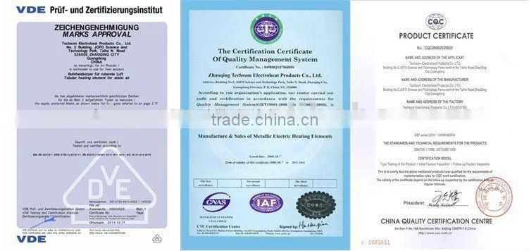 stainless steel coil tube heating element