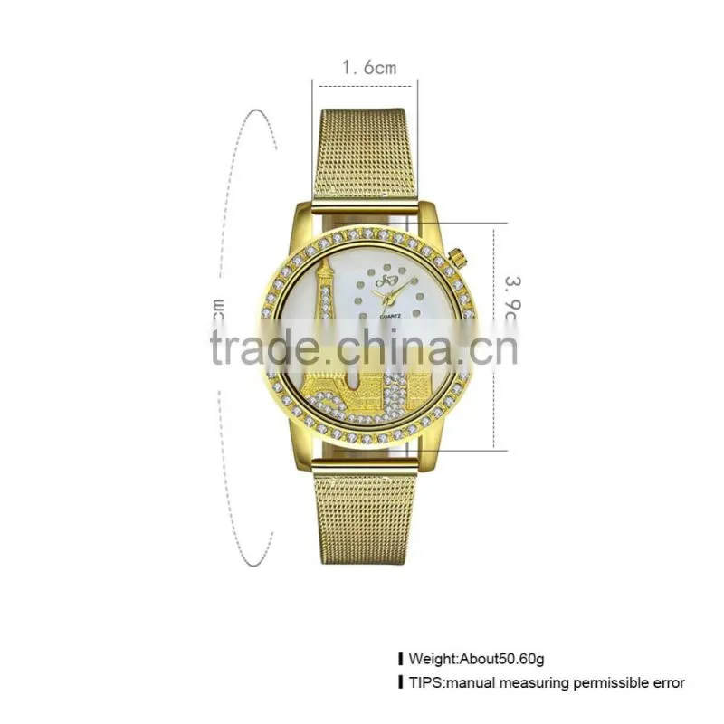 Wristwatches fashion eiffel tower wrist watch