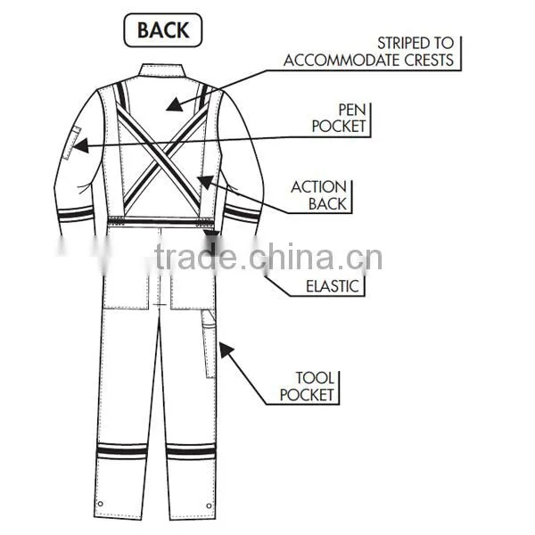 DROTEX-CFR7.5 Protective Clothing for Protection of Industrial Personnel Against Flash Fire