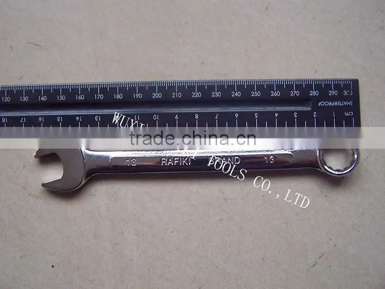 HIGH QUALITY DIFFERENT SIZE CHROME PLATED COMBINATION SPANNER SET