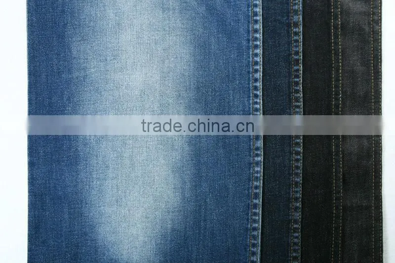 Blue Denim Fabric Cotton Spandex 8.3 oz Yarn Dyed