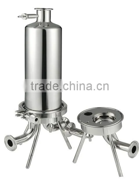 stainless steel sanitary filter housing,sanitary SS filter housing for liquid filtratiion