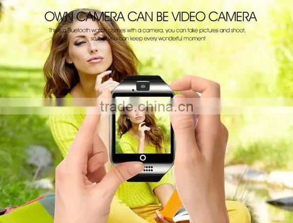 New item Curved screen bend screen SIM card slot camera NFC Q18 smart watch