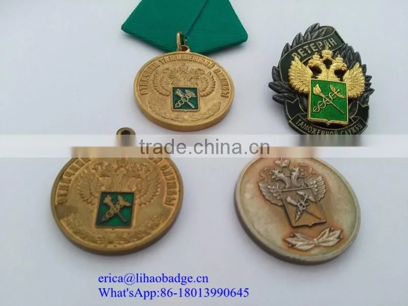 Low price war medals Free delivery custom metal award medals Excellent quality cheap Russia medals