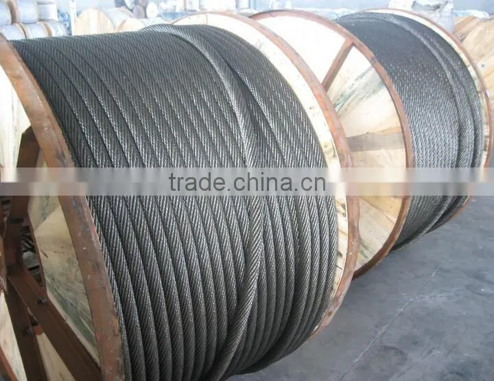 Strong strength elevator steel wire rope 8x19S