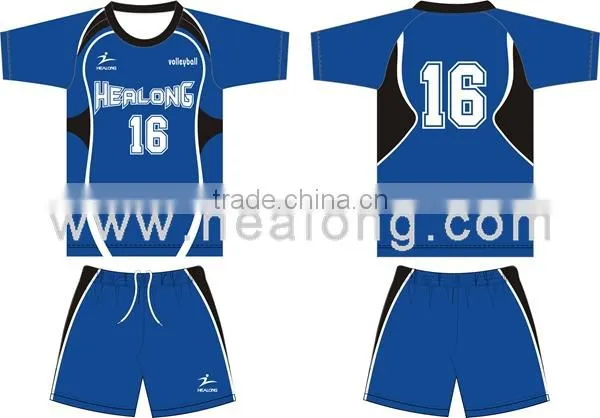 100%polyester custom logo volleyball clothing creen printing