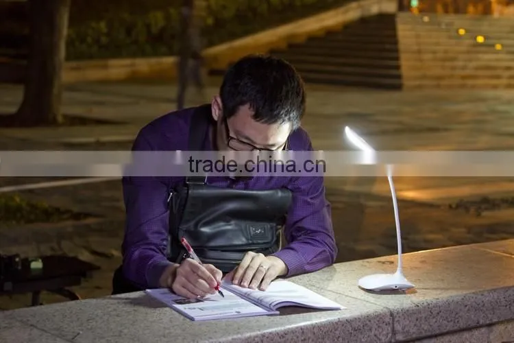 14 LED Rechargeable Dimmable Touch Sensor LED Book Reading Light brightness adjustable table lamp