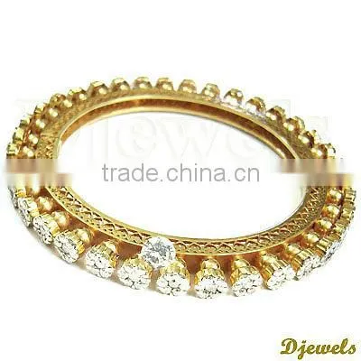 14K Gold Diamond Bracelets, Ladies Diamond Bracelets, Diamond Jewellery