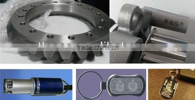 XTL-F10 Jewelry/ring/pipe/hardware/plastic nonmetal and Metal fiber laser marking system