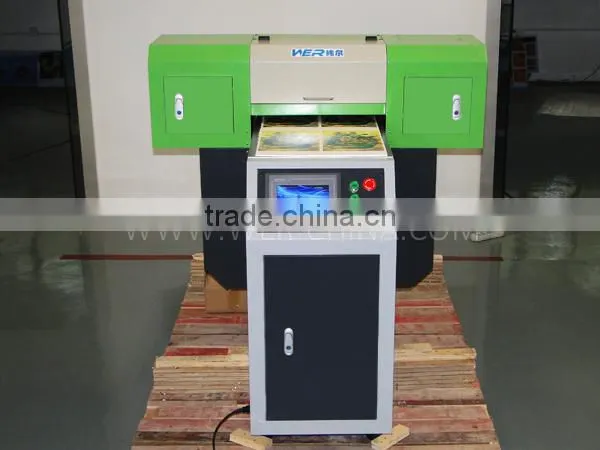 2016 hot sale A2 Dual heads WER-ED4212UV uv printer for ceramic tile