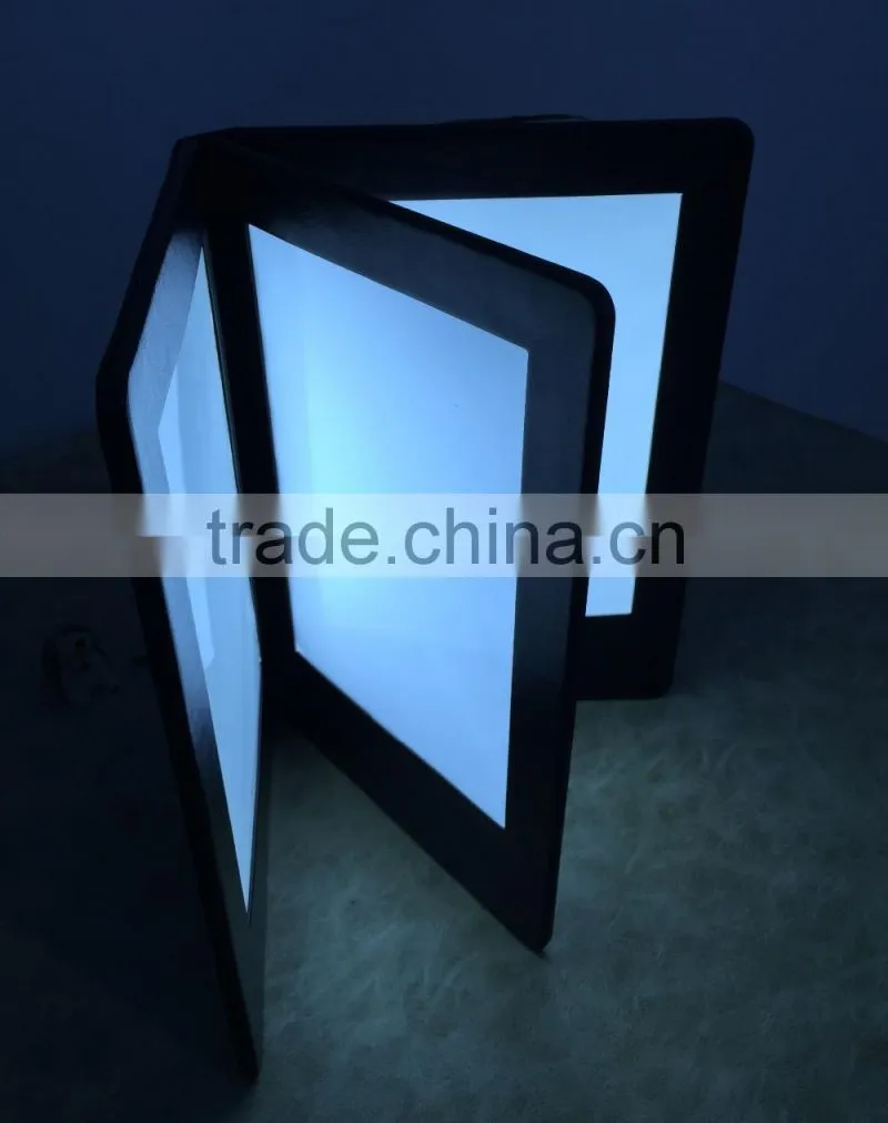 led lighting menu 4 sheets illuminated led menu