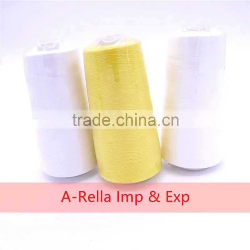 spun polyester sewing thread 5000m/cone dyed 40s/2