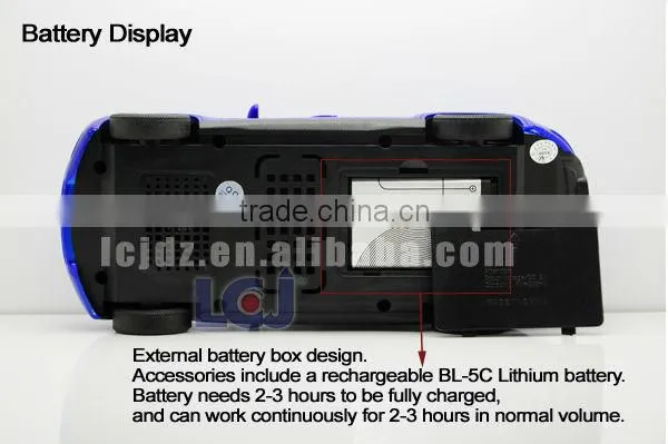 Fashion car mp3 player sd mmc usb