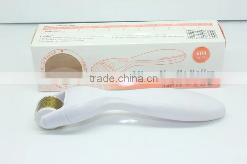Newest acupuncture needle micro needle derma roller 600 needles for removal wrinkle