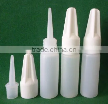 4ml plastic HDPE Cyanoacrylate adhesive super glue bottle