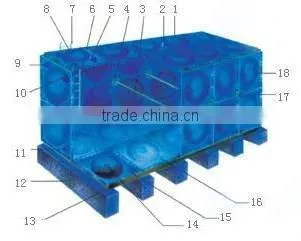 Glassfiber water tank China 20 years manufacture(high quality)