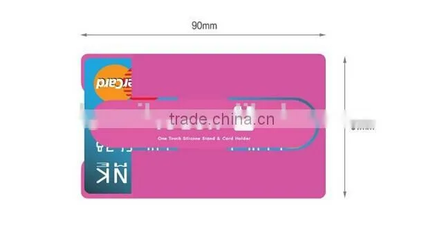 Mobile Phone Card Pocket silicone card holder