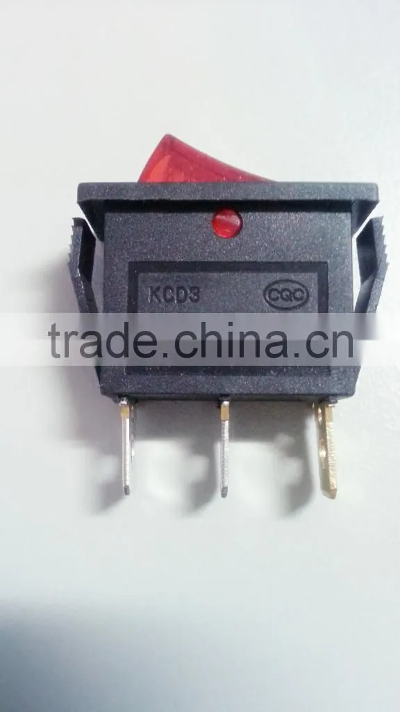 rectangular solid botton thermostat switch 16A 250V Oven Dump Switch with CE