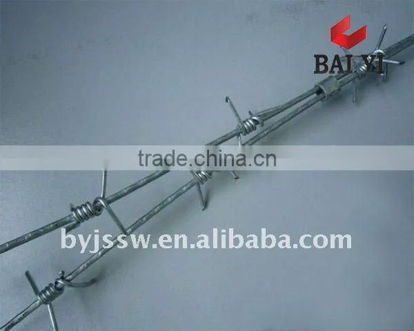 Galvanized Antique Barbed Wire