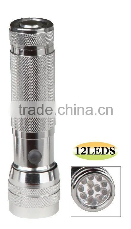 12 Led Aluminum Flashlight