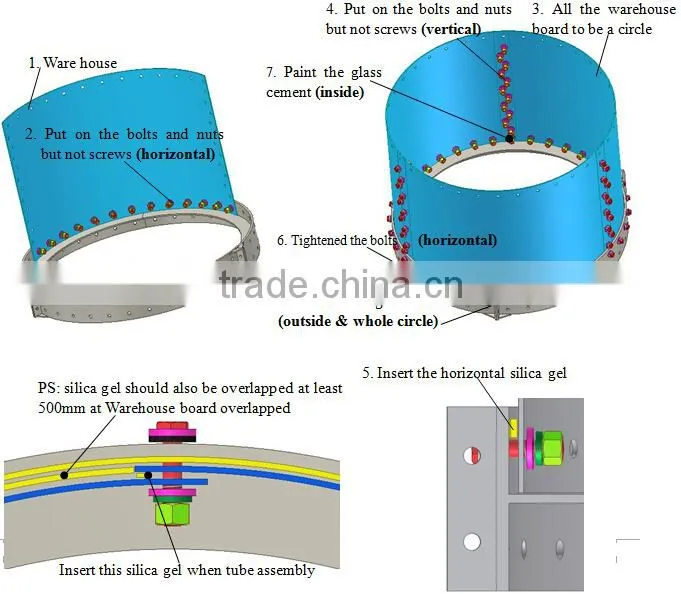 China 200ton cement silos cost