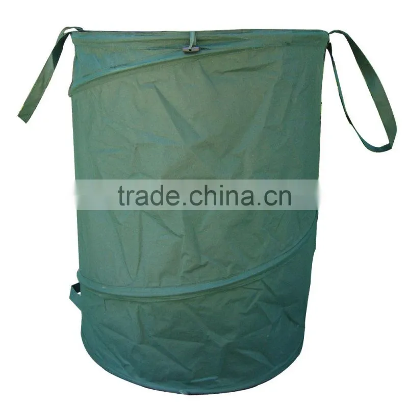 jute HESSIAN BAG/ heavy duty pop up bag garden/ waste leaf leaves bag