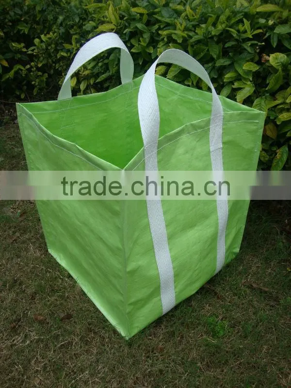 cheap pp garden bag with printing heavy storage pp bag