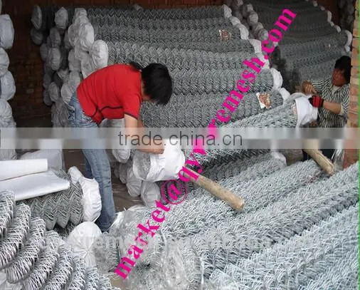 Alibaba Verified China Factory Popular Perimeter fence/Chain Link Fence top barbed wire/cyclone fence