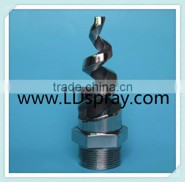 1/4"-4" male BSPT EBW 3100 B3 SS stainless steel brass /plastic spiral nozzle