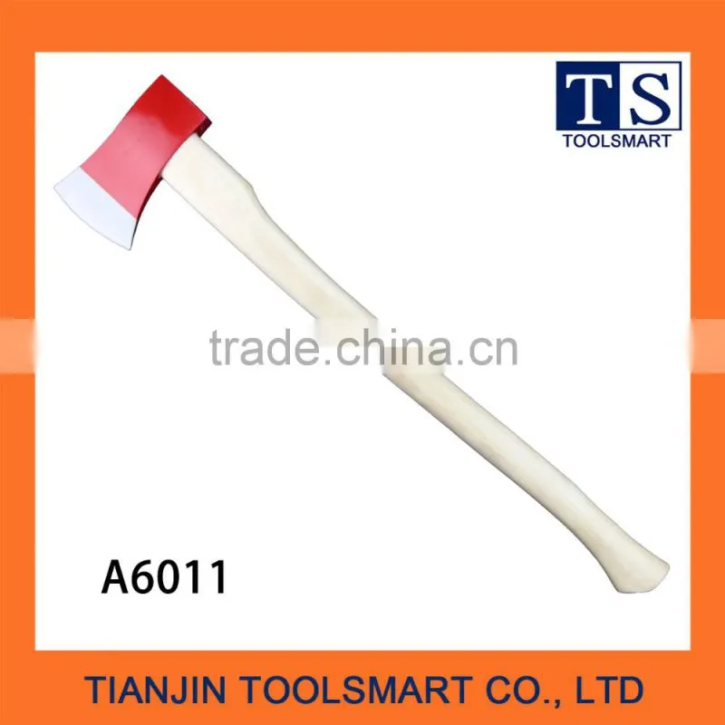 kitchen hatchet with wooden handle
