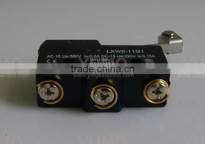 LXW5 Series micro switch LXW5-11G1 LXW5-11G1/L pivoted roller lever type