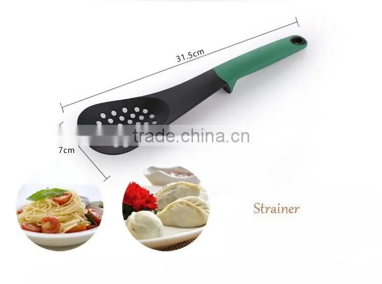 HF-217 7pcs New designed practical colorful nylon kitchen cooking utensils set