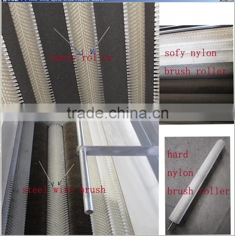 soft nylon brush roller type carrot vegetable tuber crop washing equipment