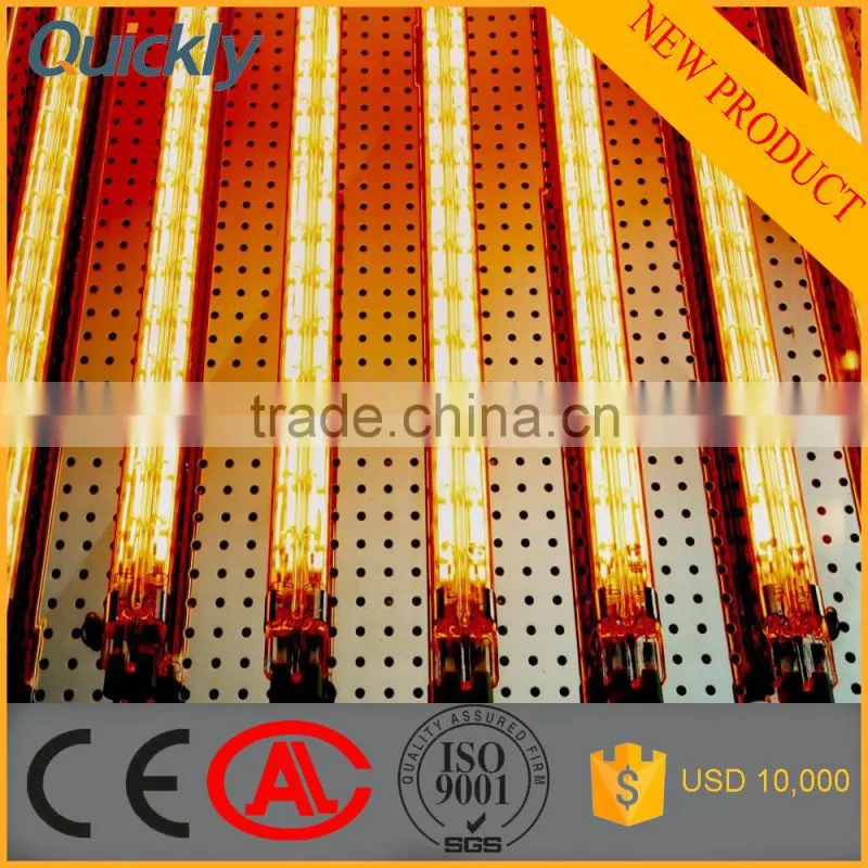 Short wavelength infrared heater lamp for Solar PV String welder