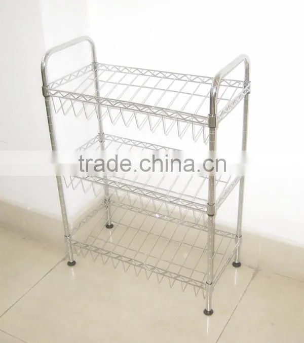 vivinature over door shoe rack, metal storage shoe rack for 16 paris