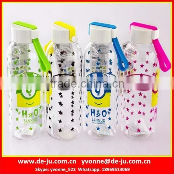 Emoji Printing Plastic Vacuum Bottle