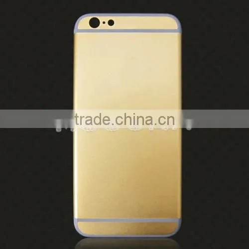 Original 24k gold for iphone 6/plus matt finish housing back cover for apple,24k for iphone 6 gold housing