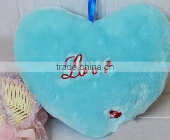 Supply fashion new design plush LED light cushion small order