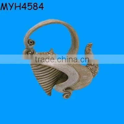 Designed terracotta teapot with special lid