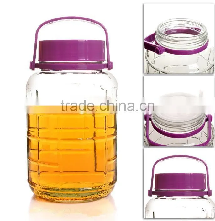 2-18L clear cylinder large glass containers