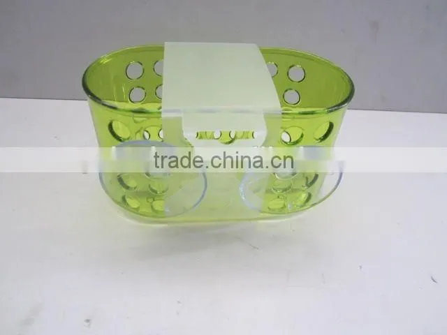 bathroom accessory with sucker /plastic bathroom rack