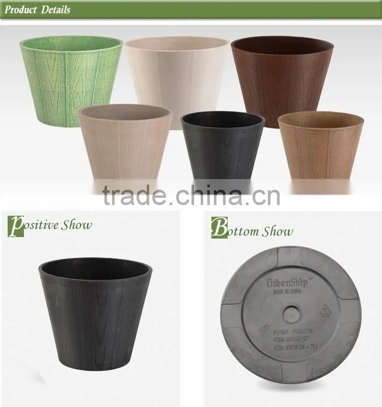 Terracotta Plastic Flower Pot For Outdoor/Indoor Garden products